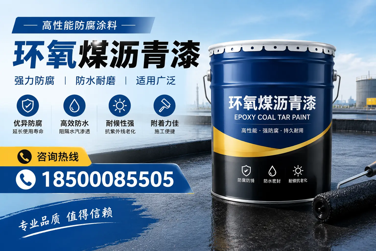 环氧煤沥青漆的主要成分与功能，三沙用户深度了解